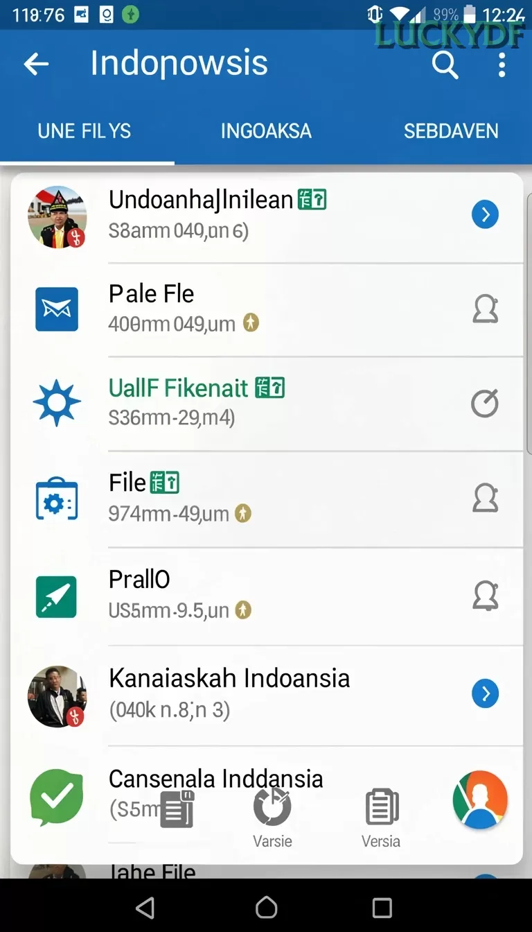 Cuplikan layar HOMETOGEL — menu navigasi